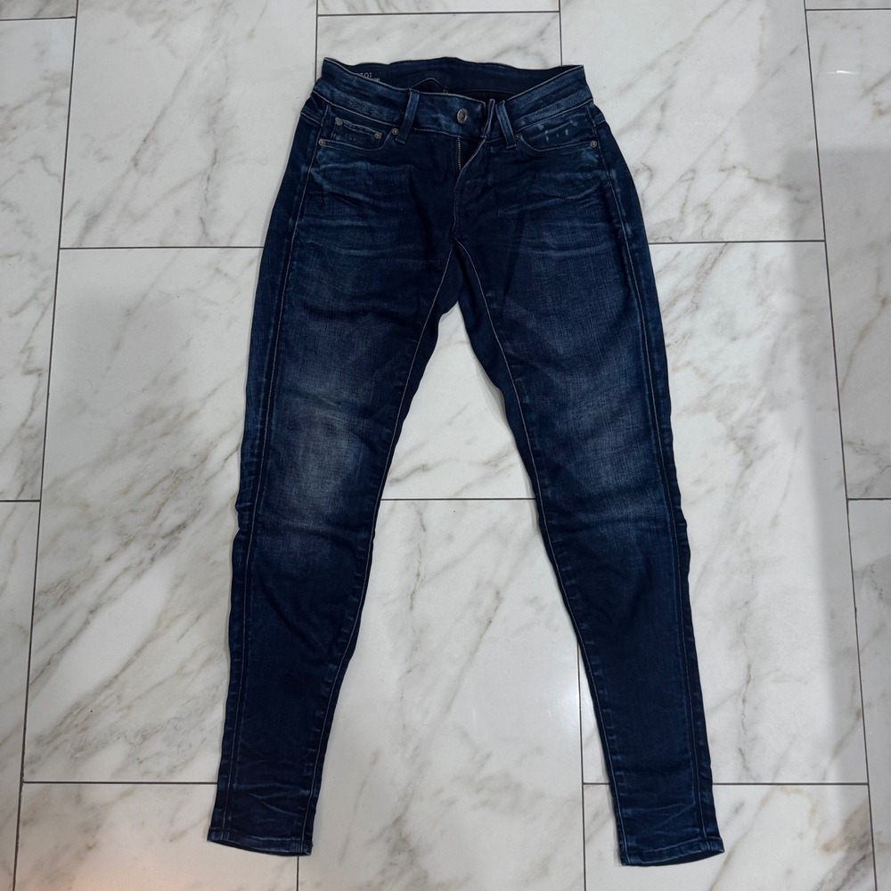 G-Star RAW 3301 | Low Super Skinny Jeans | Dark Wash Indigo